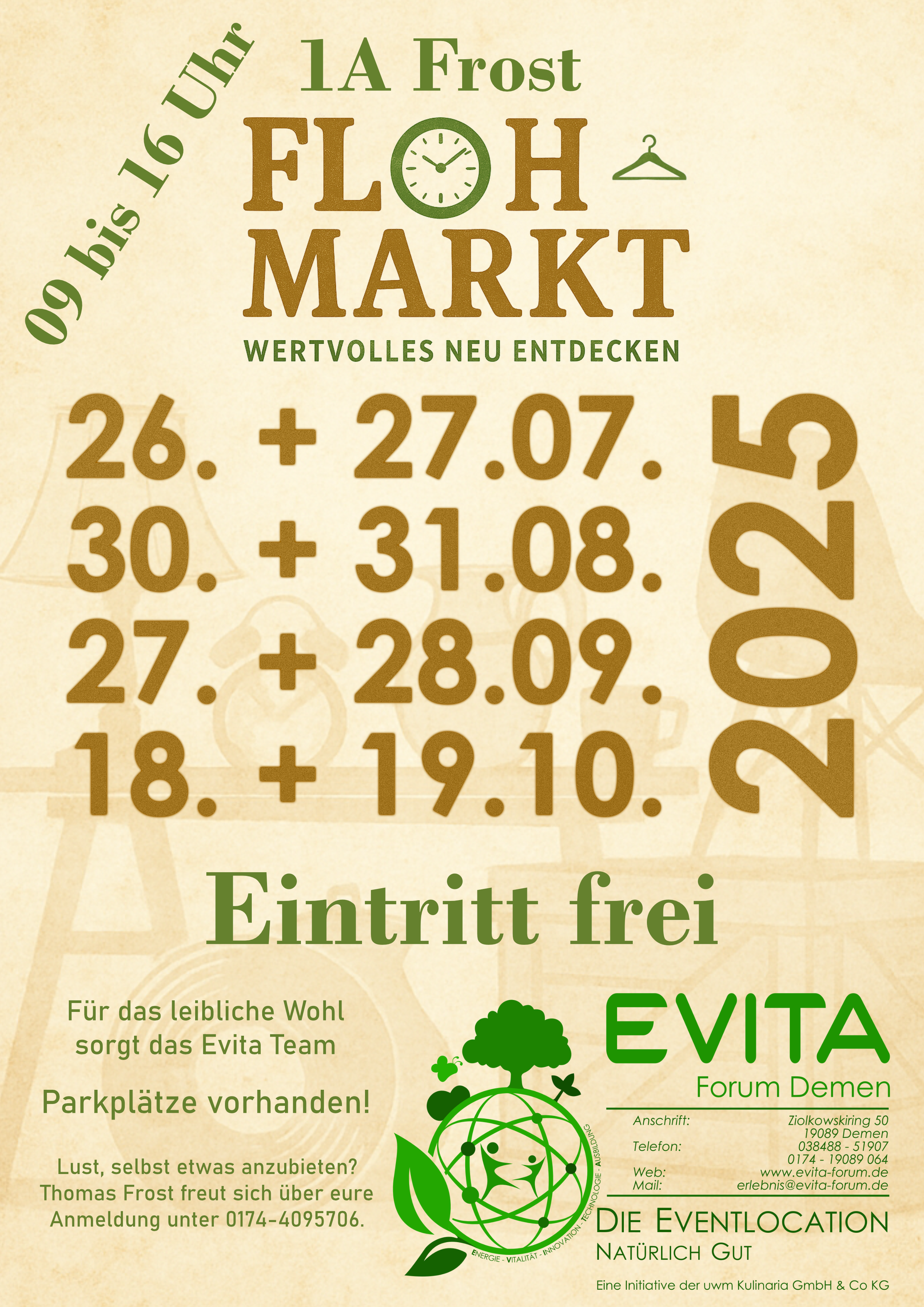 1A Frost Flohmarkt in Demen